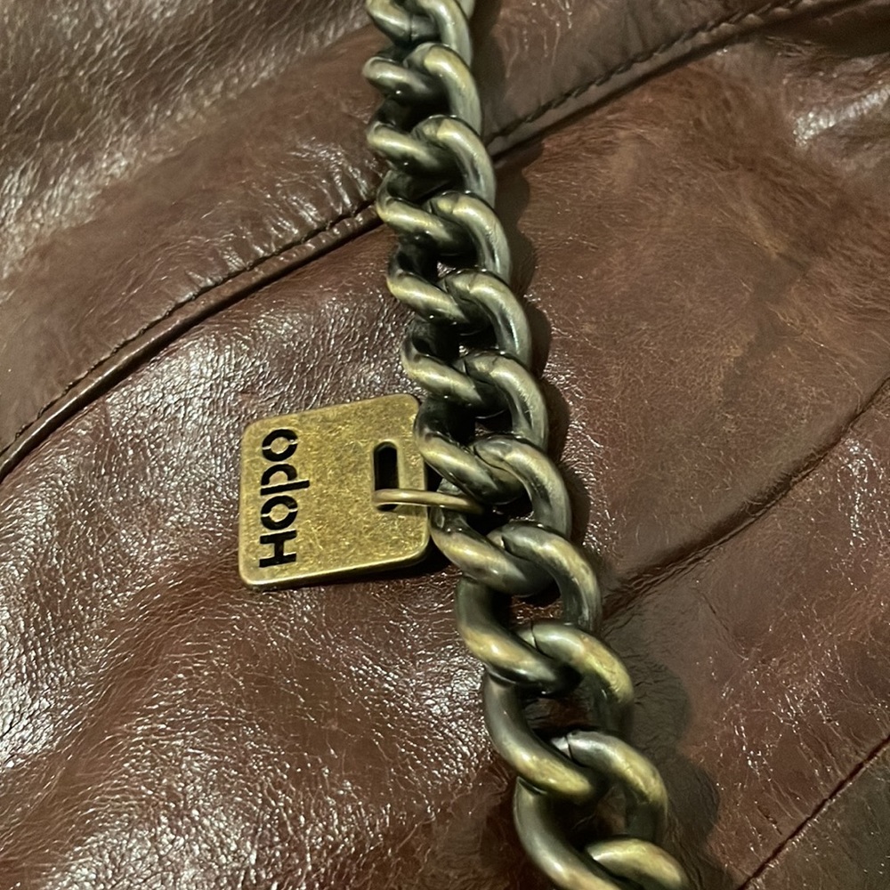HOBO Brown Leather Tote Bag - Picture 9 of 10